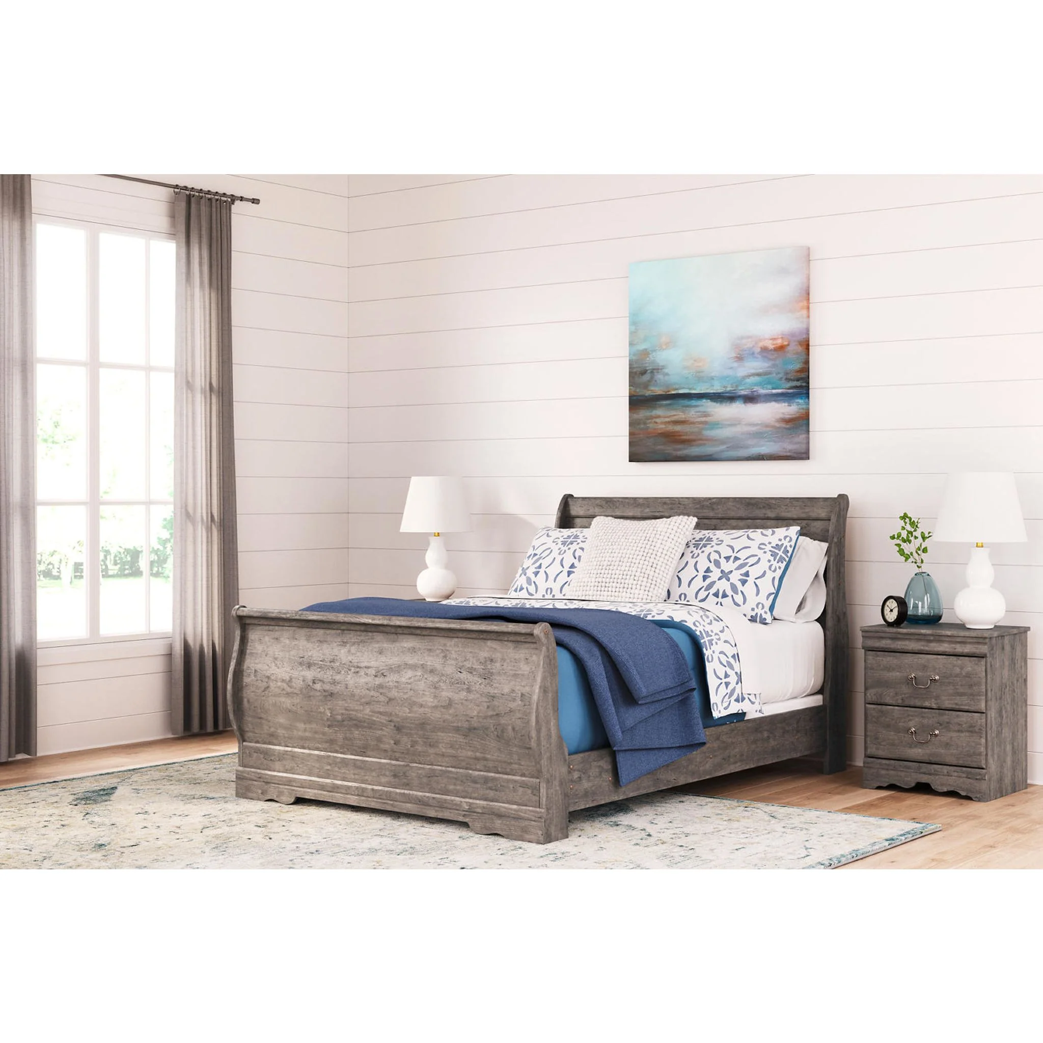 Bayzor 4 Piece Bedroom Package - Gray - Image 22