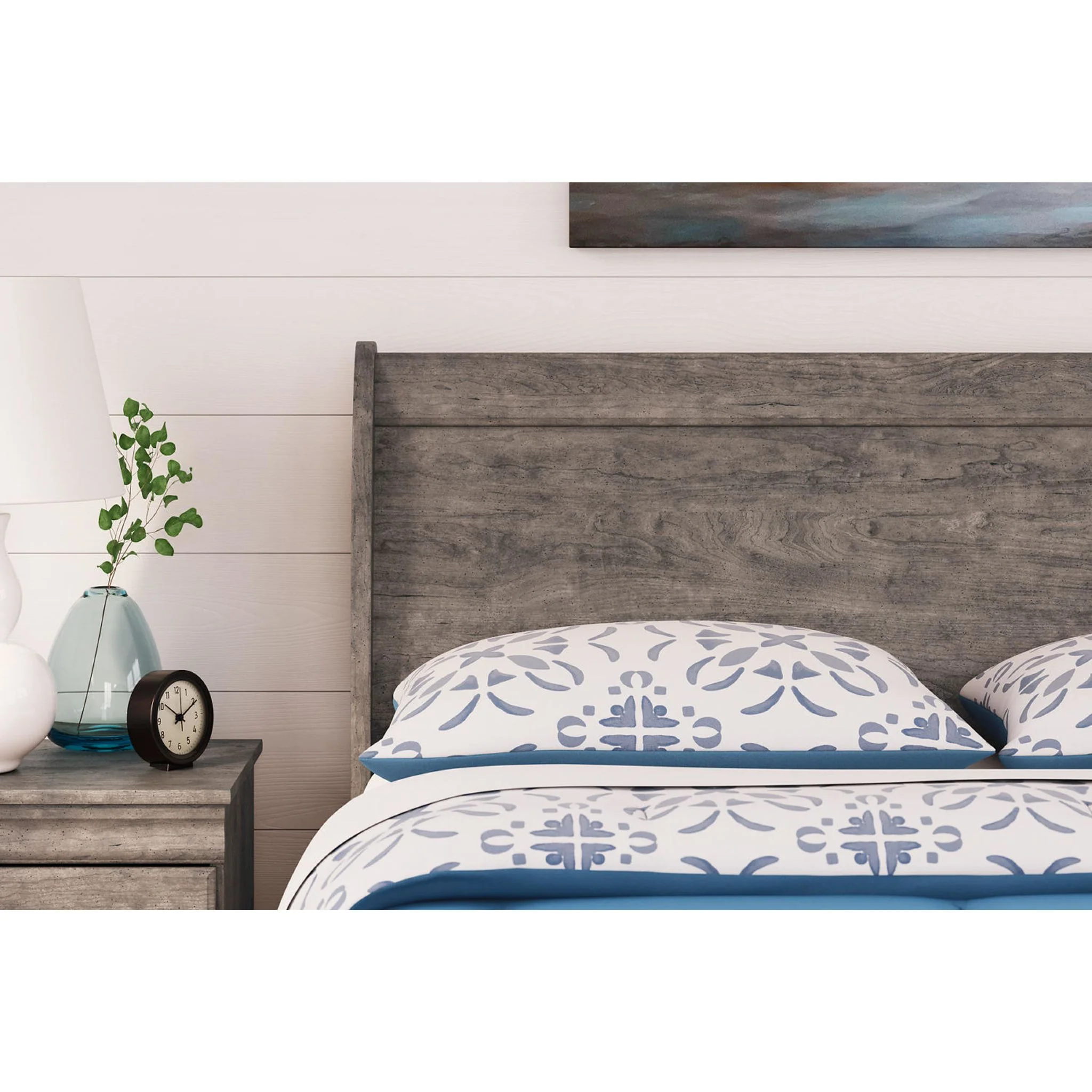 Bayzor 5 Piece Full Bedroom - Gray - Image 17