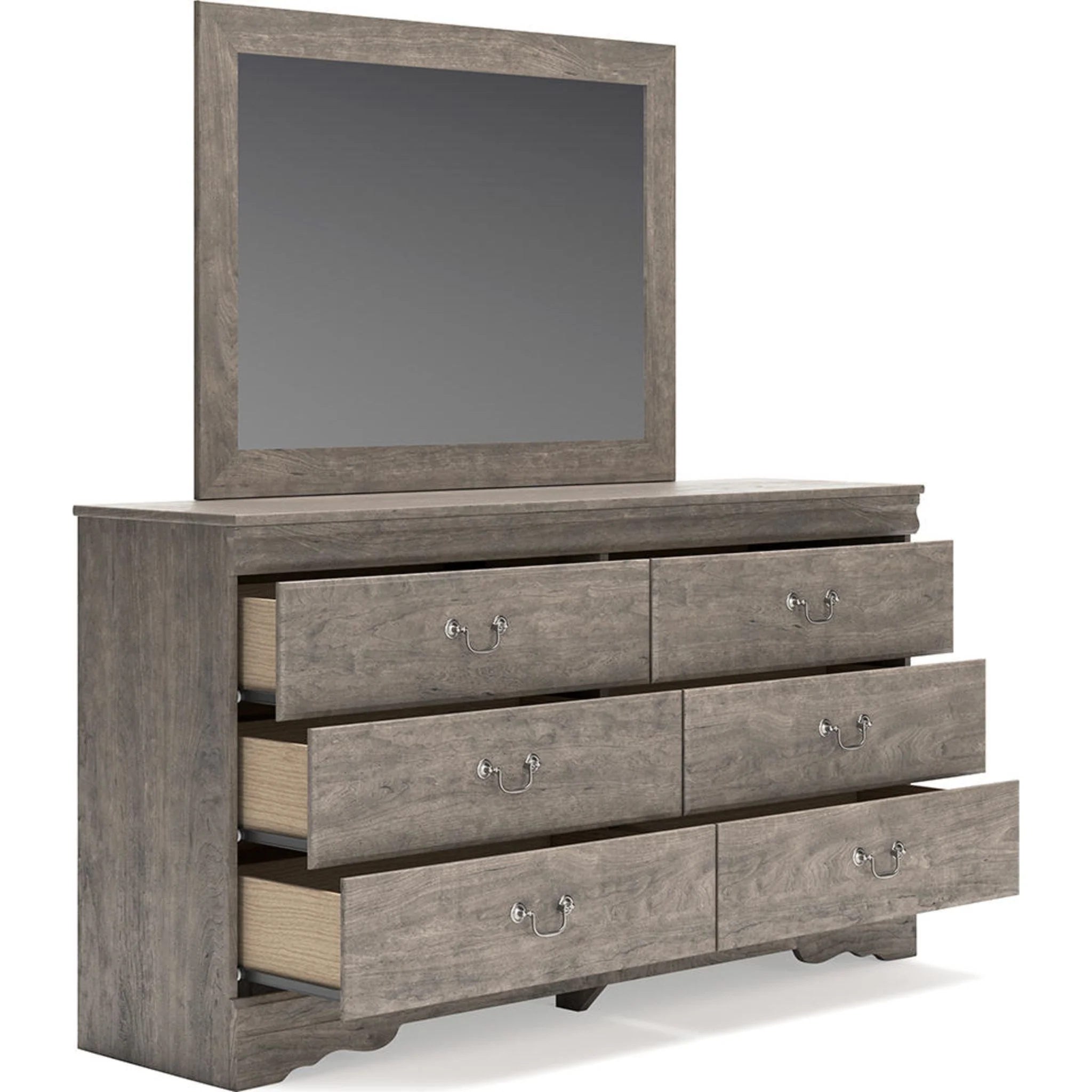 Bayzor 5 Piece Full Bedroom - Gray - Image 3