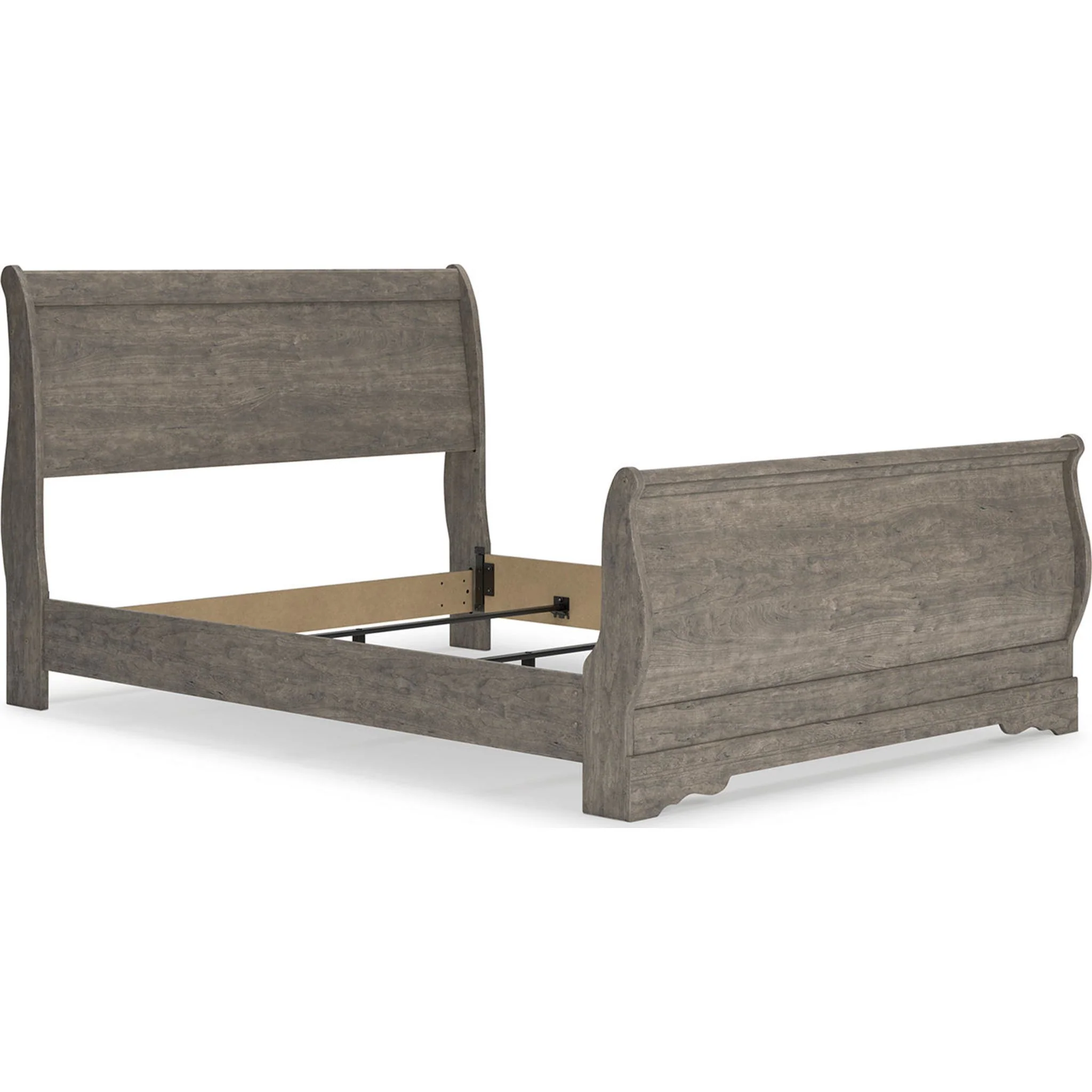 Bayzor 5 Piece King Panel Bedroom - Gray - Image 6