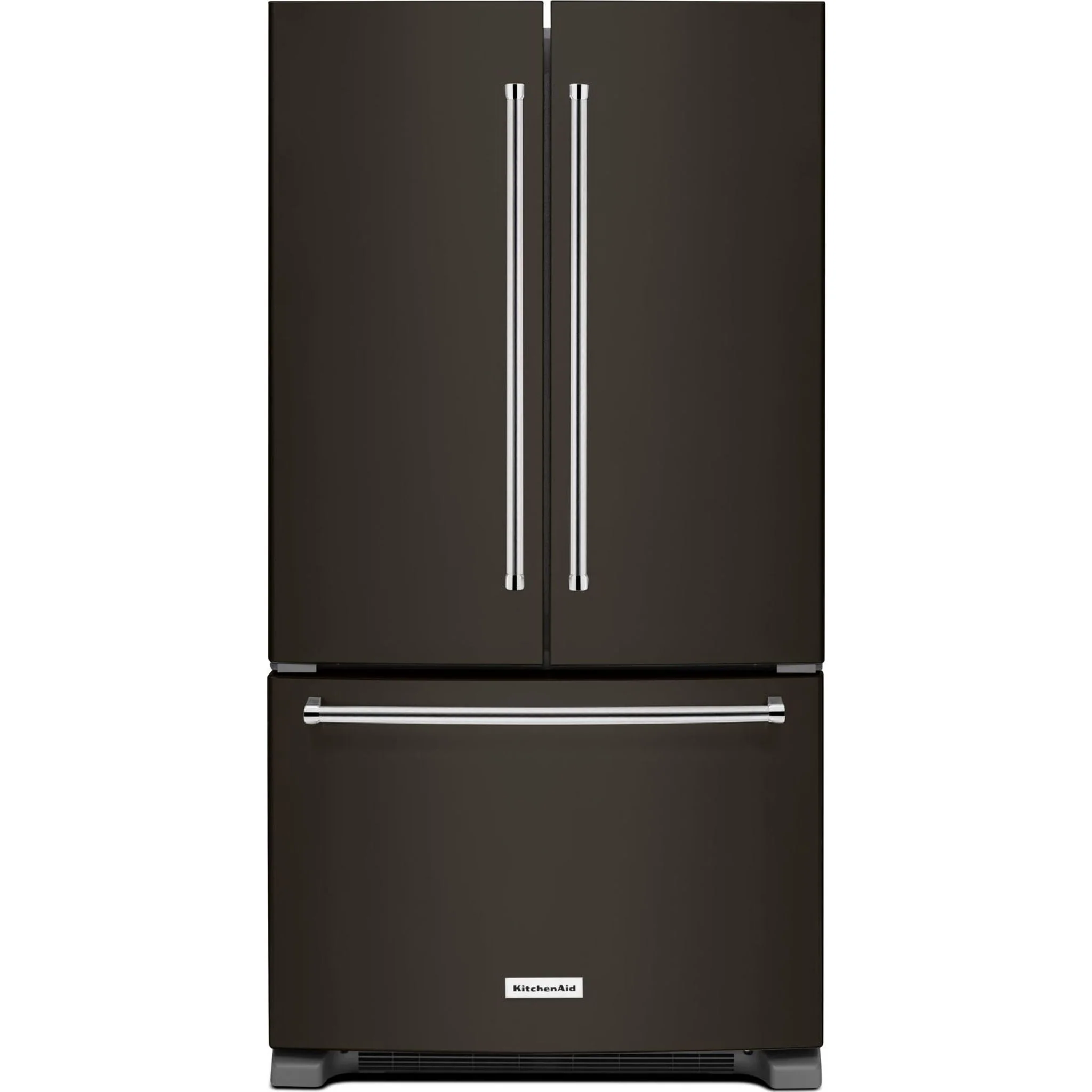 KitchenAid 22 cu. ft. 36-Inch Width Counter Depth French Door Refrigerator with Interior Dispense and PrintShieldFinish -Black Stainless (KRFC302EBS) - Image 6