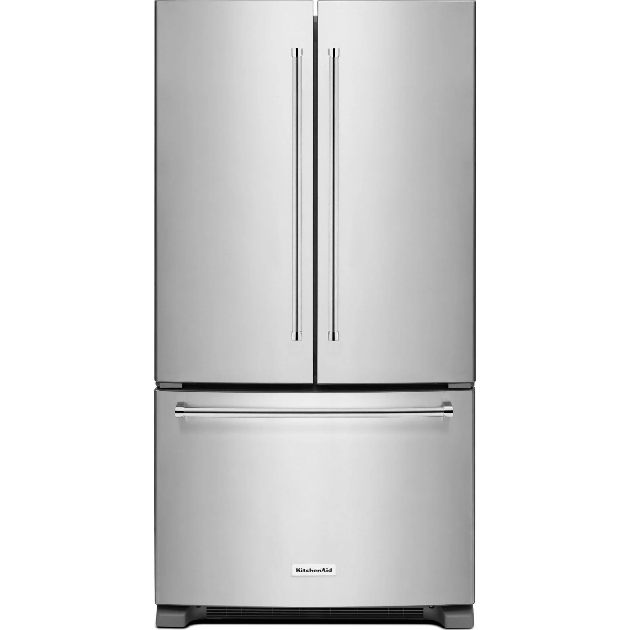 KitchenAid 25 cu.ft. 36-Width Standard Depth French Door Refrigerator with Interior Dispense -Stainless Steel (KRFF305ESS) - Image 6