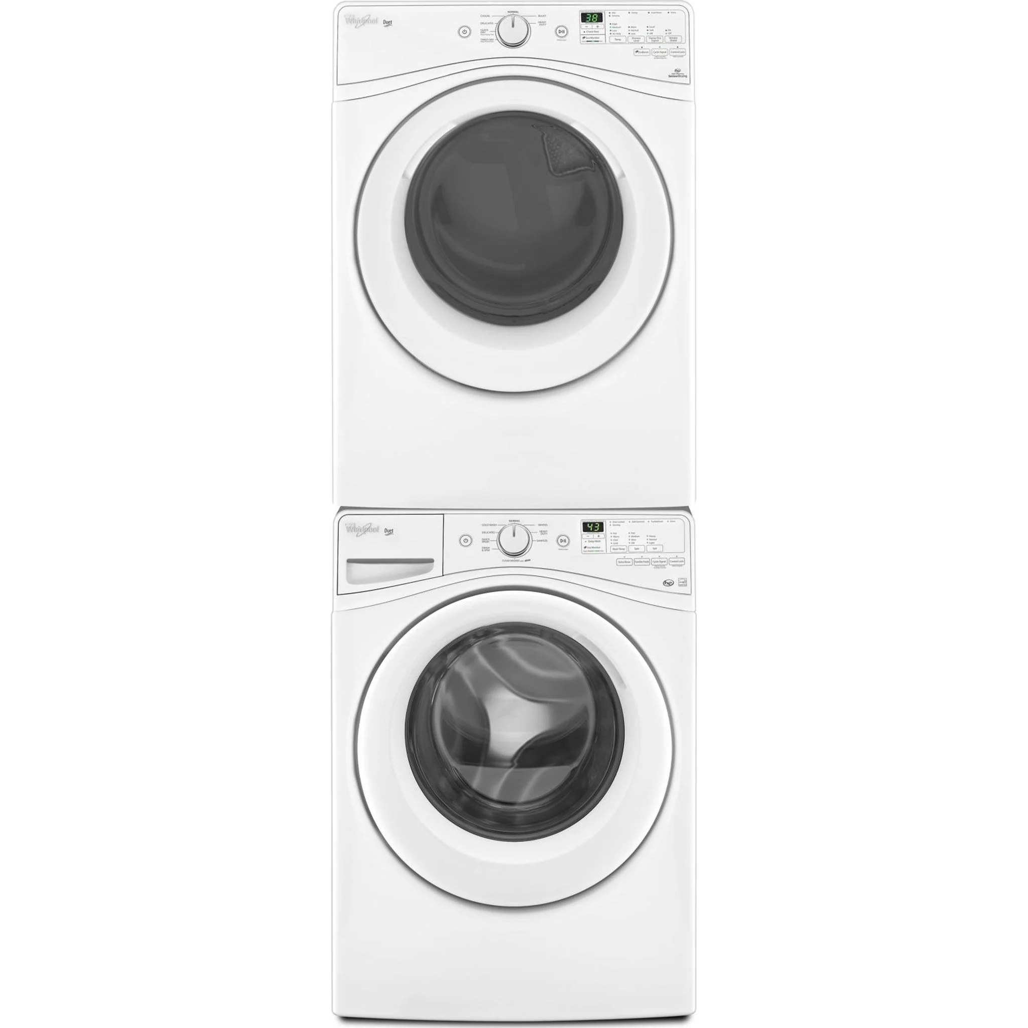 Whirlpool 15.5" (39.4 cm) Pedestal for Front Load Washer and Dryer with Storage -White with Chrome (XHPC155XW) - Image 126