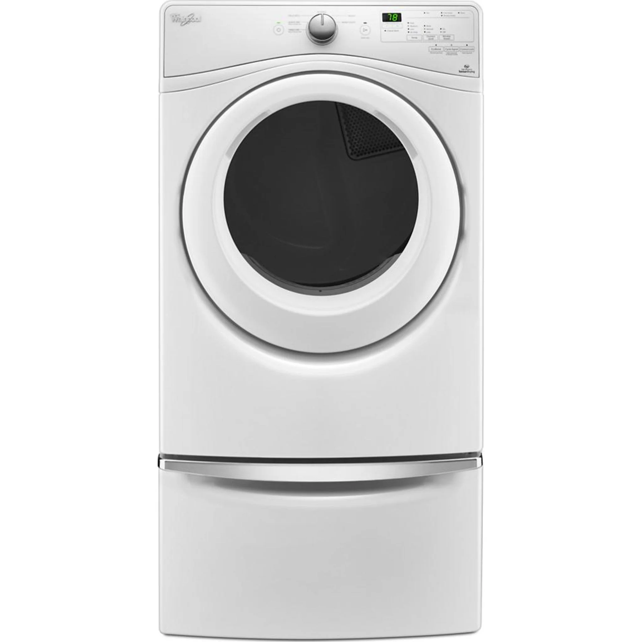 Whirlpool 15.5" (39.4 cm) Pedestal for Front Load Washer and Dryer with Storage -White with Chrome (XHPC155XW) - Image 130