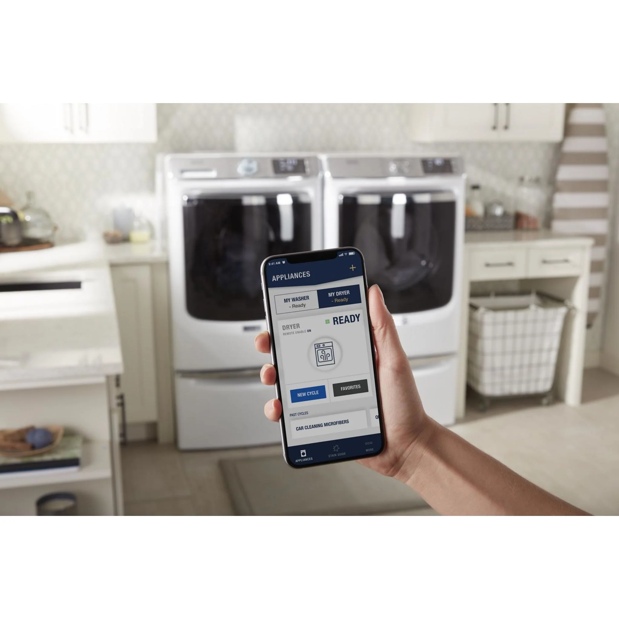Whirlpool 15.5" (39.4 cm) Pedestal for Front Load Washer and Dryer with Storage -White with Chrome (XHPC155XW) - Image 19