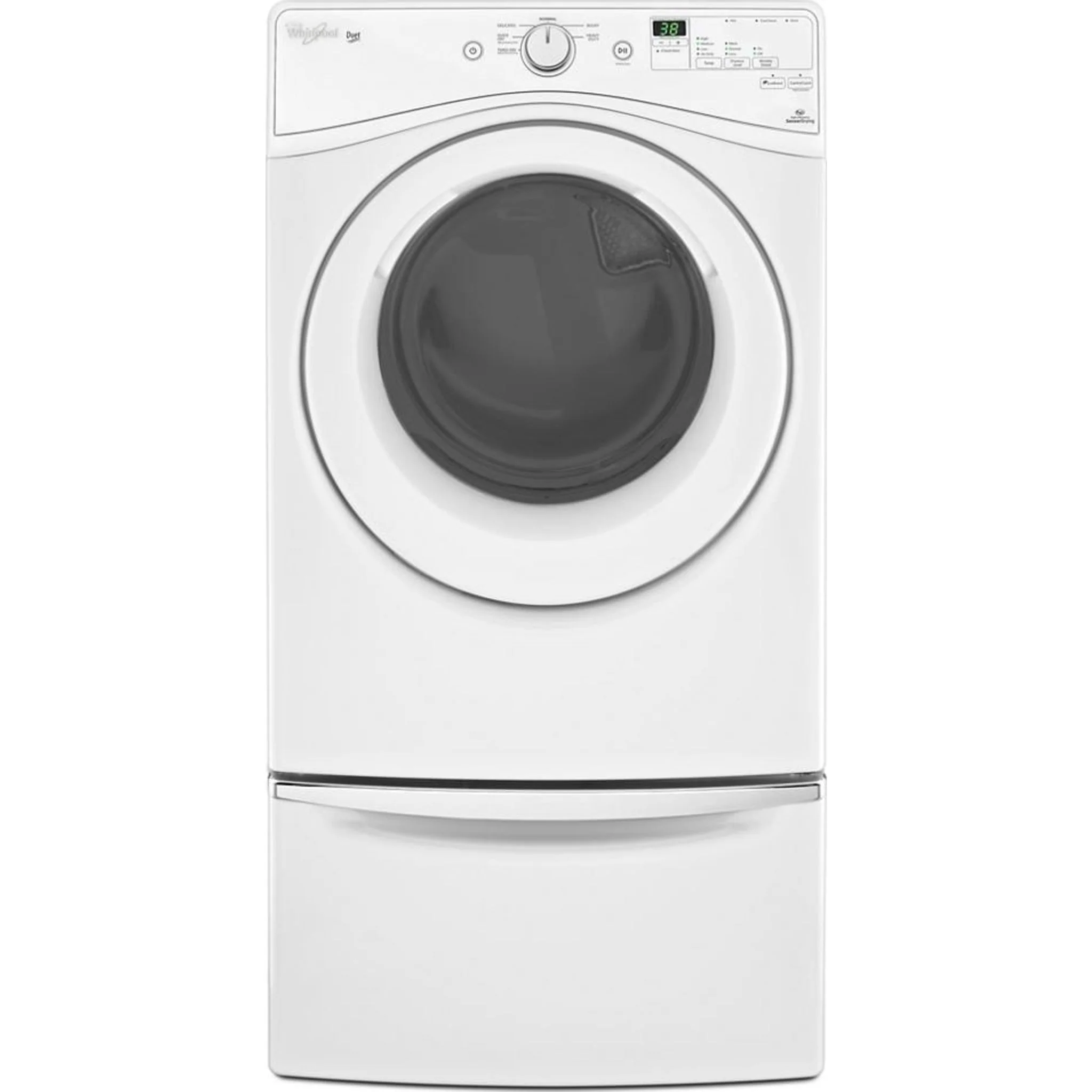 Whirlpool 15.5" (39.4 cm) Pedestal for Front Load Washer and Dryer with Storage -White with Chrome (XHPC155XW) - Image 57