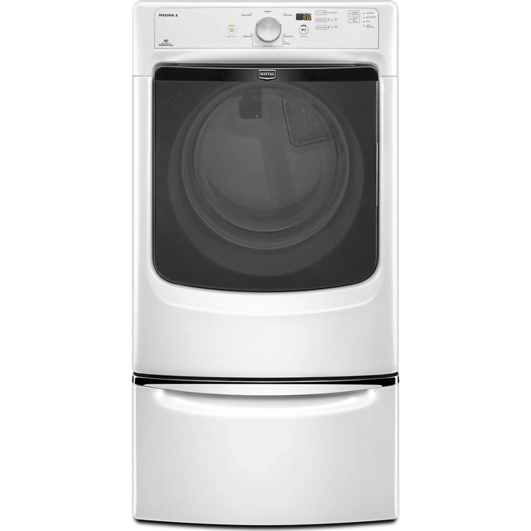 Whirlpool 15.5" (39.4 cm) Pedestal for Front Load Washer and Dryer with Storage -White with Chrome (XHPC155XW) - Image 63