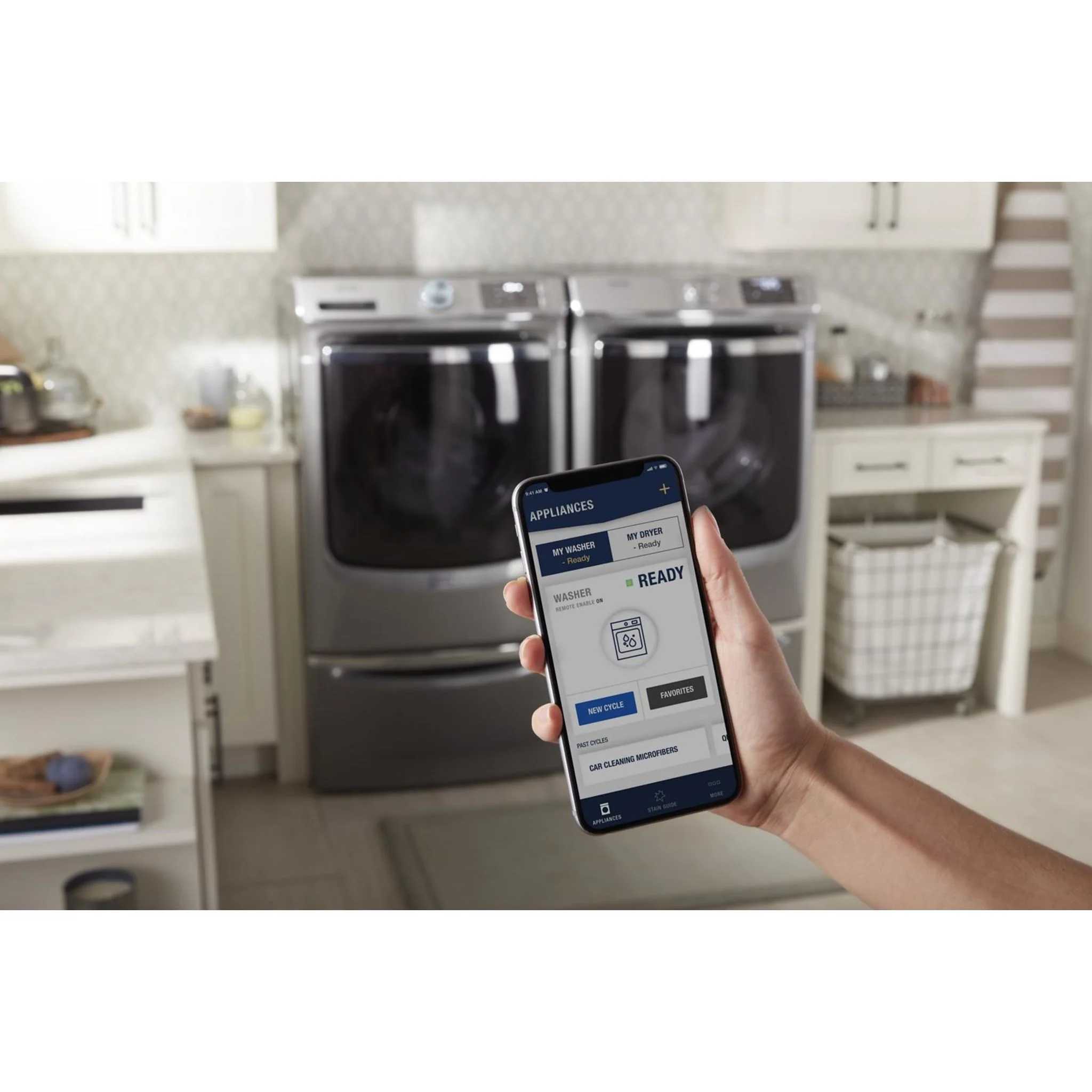 Whirlpool 15.5" (39.4 cm) Pedestal for Front Load Washer and Dryer with Storage -Chrome Shadow (XHPC155YC) - Image 86