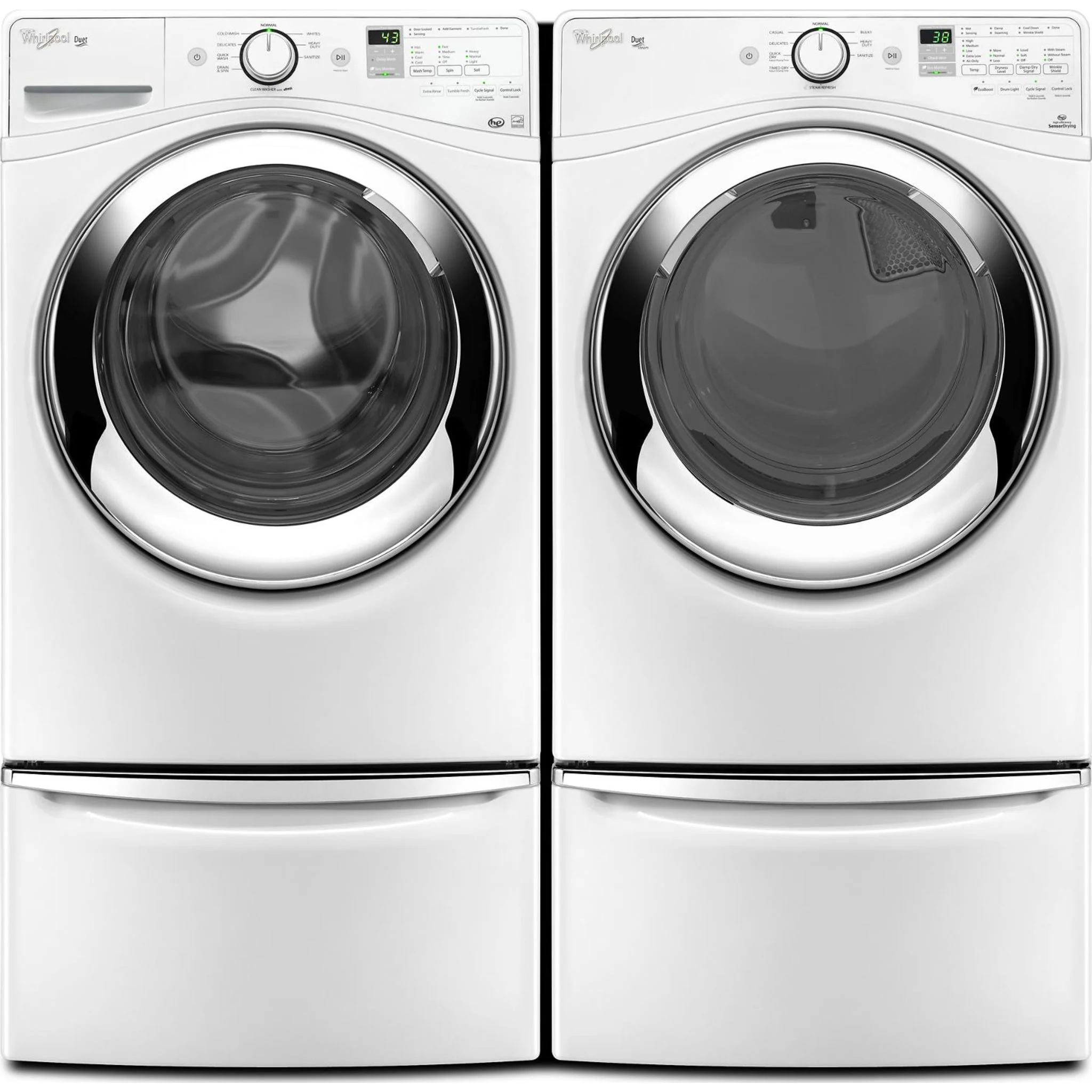 Whirlpool 15.5" (39.4 cm) Pedestal for Front Load Washer and Dryer with Storage -Chrome Shadow (XHPC155YC) - Image 99