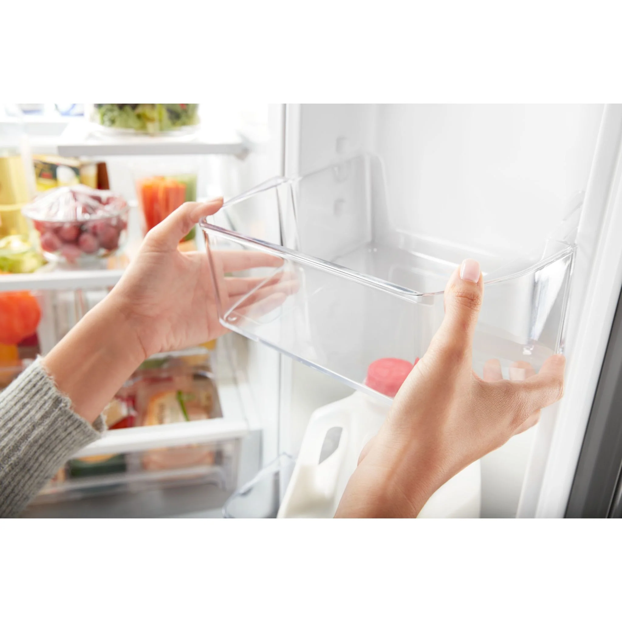 Whirlpool 30-inch Wide French Door Refrigerator - 20 cu. ft. -Fingerprint Resistant Stainless Steel (WRF560SFHZ) - Image 5
